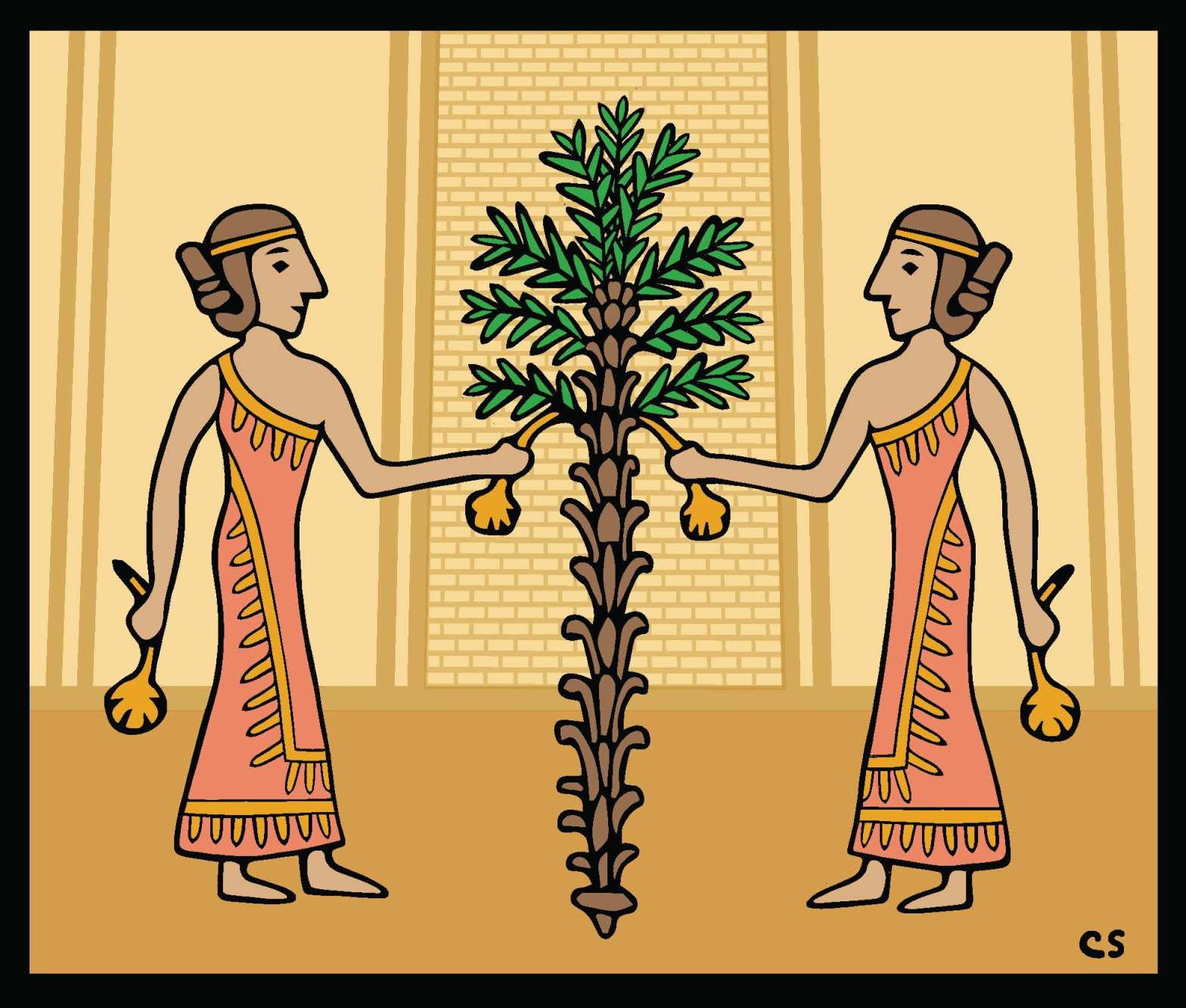 Akkadians Harvesting Dates
